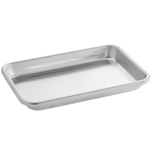 A Baker's Mark heavy-duty aluminum bun pan with an open bead rim.