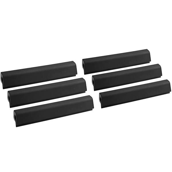 A black rectangular object with white text.