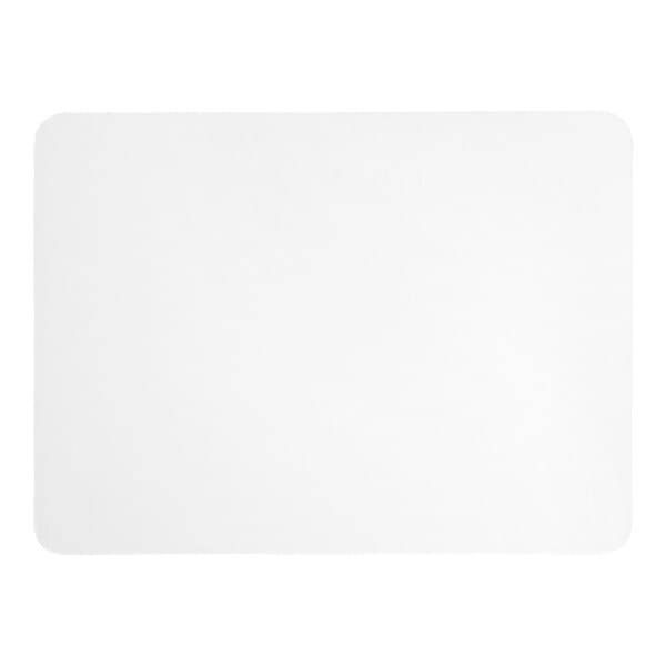 A white rectangular Baker's Lane cake pad.