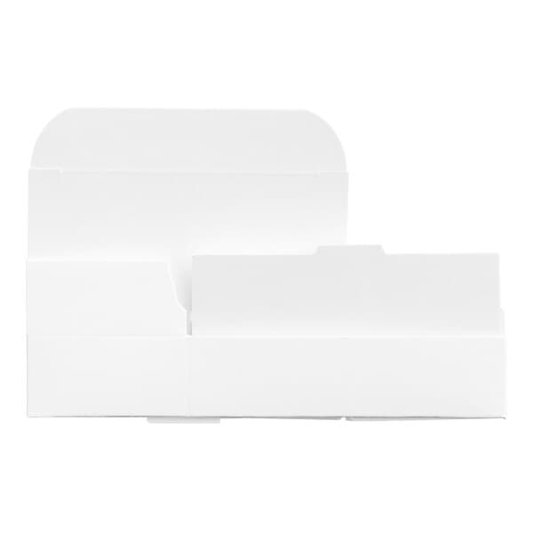 A white rectangular Baker's Lane candy box with black text and a black border.