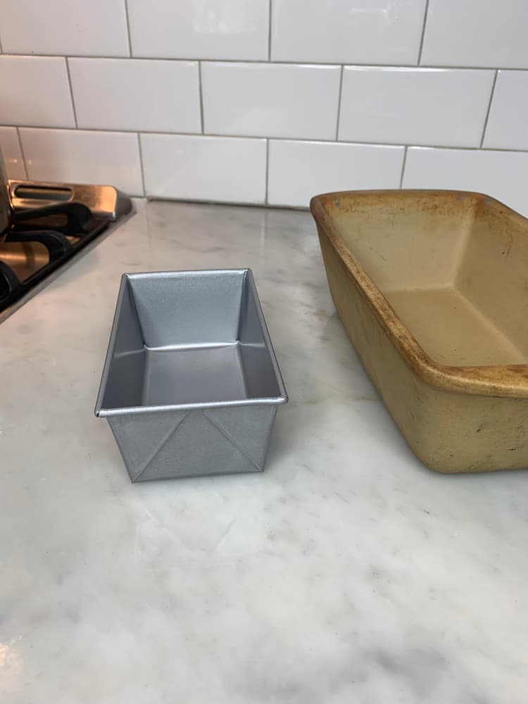 Petite by comparison to a typical loaf pan