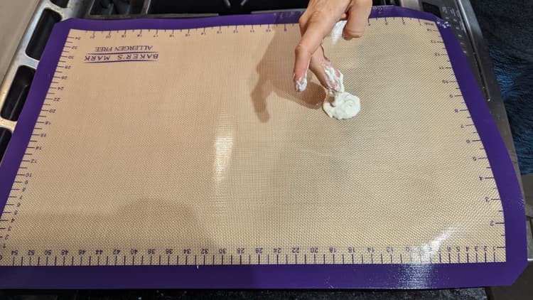 Baker's Mark 16 1/2" x 24 1/2" Full Size  Silicone Non-Stick Baking Mat