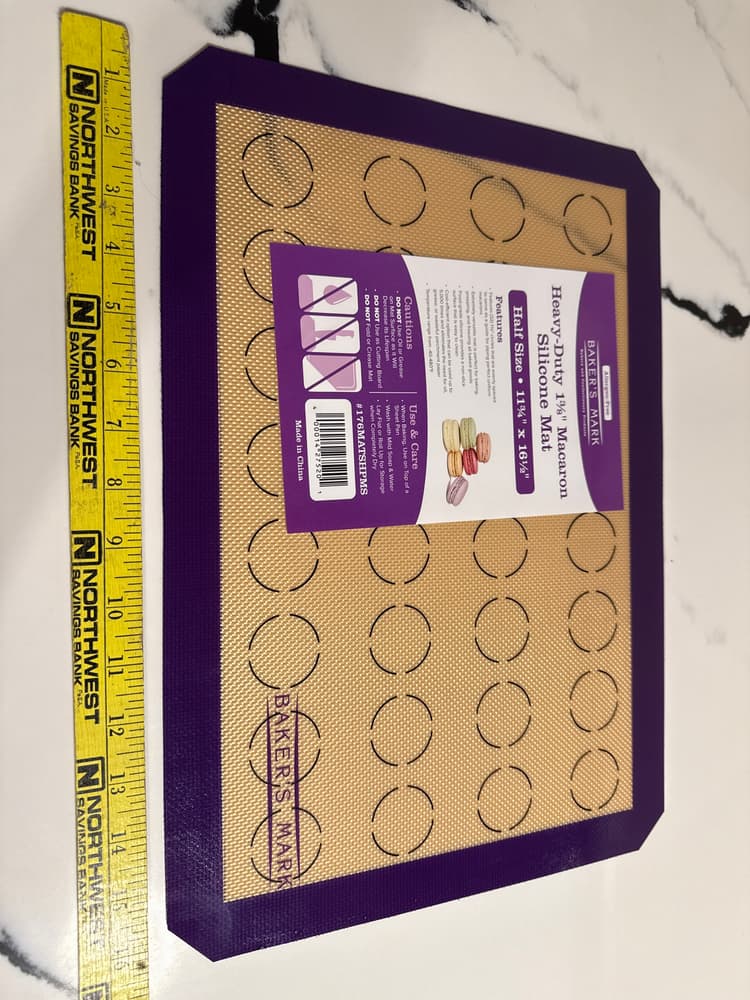 Purple edge mat