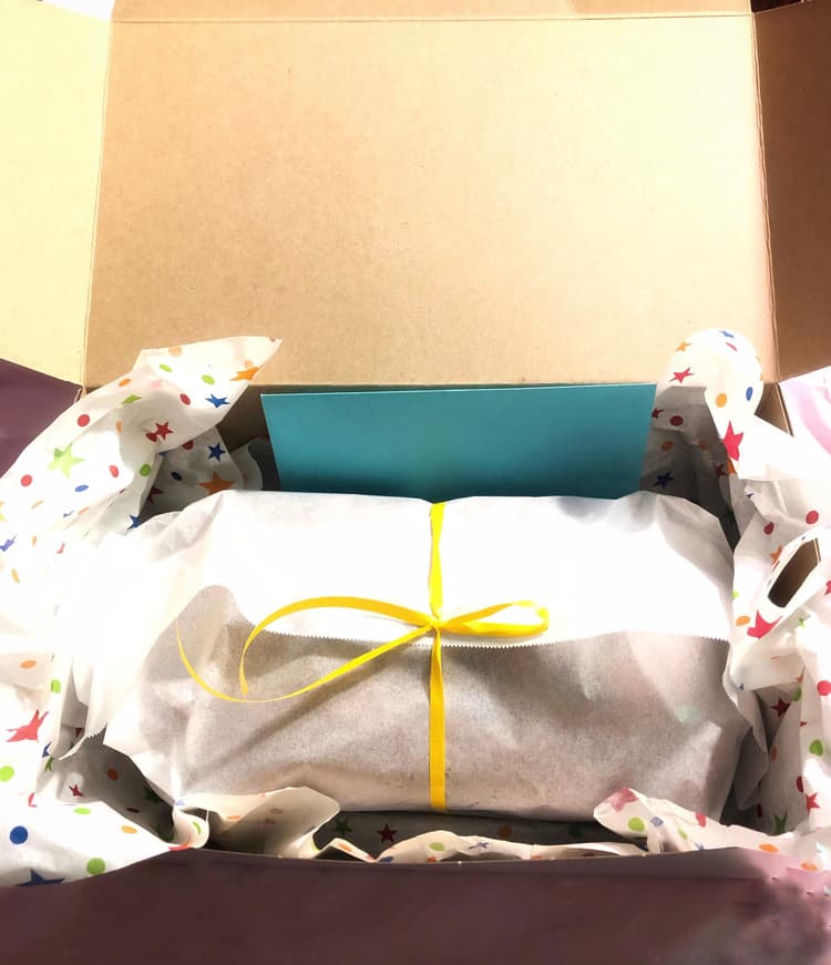 Perfect size of box to package orders!
