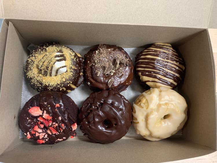Large, 3” donuts in the box